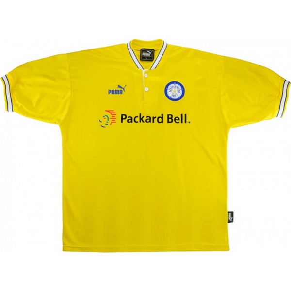 Tailandia Camiseta Leeds United 2nd Retro 1997 1998 Amarillo